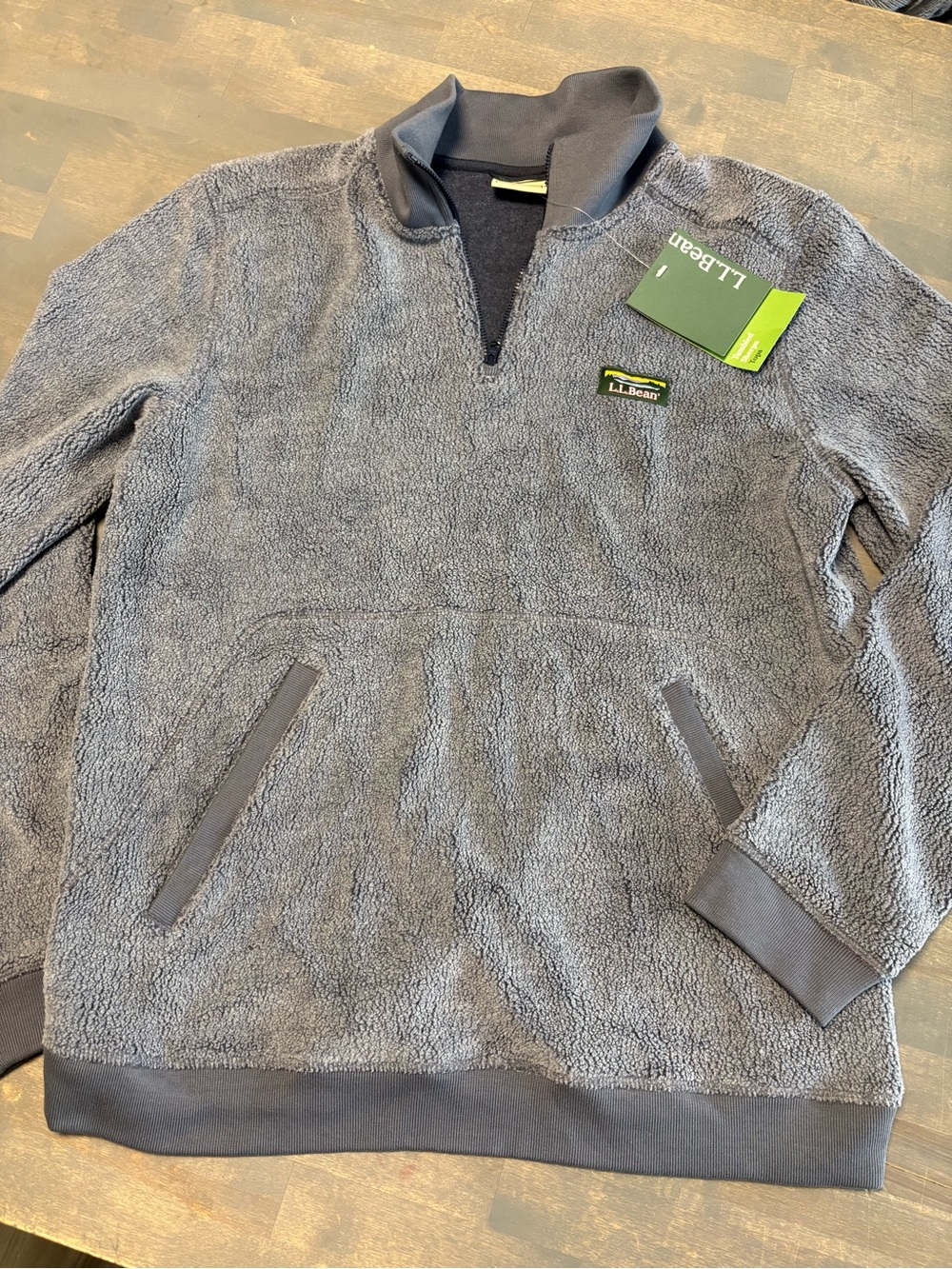 NWT Men’s quarter zip Sherpa
